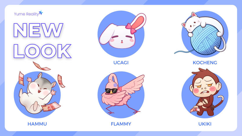 Yume Reality Mascots